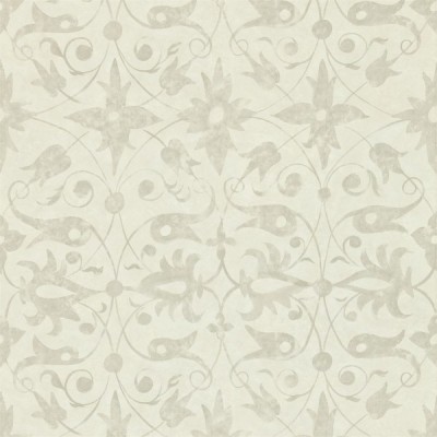 Фото Обои с рисунком - Завиток - стиль Английская классика - Кремовые - Купить в Интернет-магазине