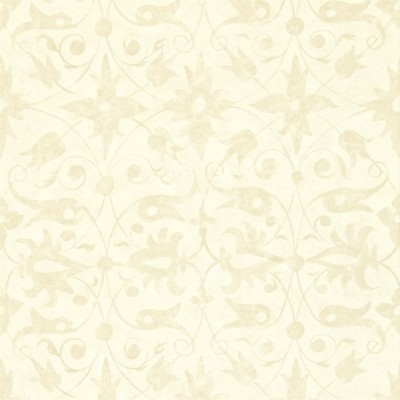 Фото Обои с рисунком - Завиток - стиль Английская классика - Кремовые - Купить в Интернет-магазине