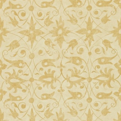 Фото Обои с рисунком - Завиток - стиль Английская классика - Бежевые - Купить в Интернет-магазине