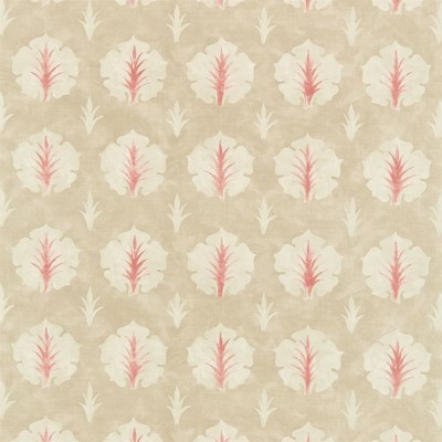 Фото Ткань портьерная с рисунком - Орнамент - стиль Английский - Светло-коричневый - Купить в Интернет-магазине