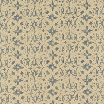 Фото Ткань портьерная с рисунком - Орнамент - стиль Английский - Бежевый - Купить в Интернет-магазине