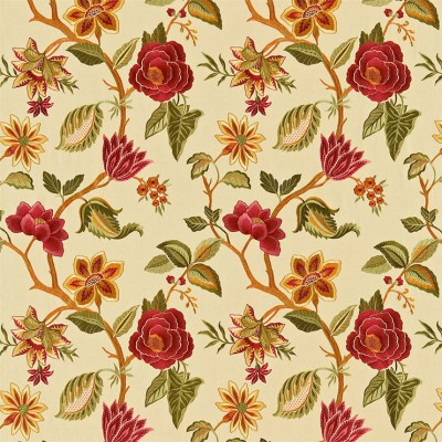 Фото Ткань портьерная с рисунком - Цветы - стиль Английский - Купить в Интернет-магазине