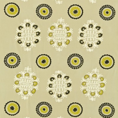 Фото Ткань портьерная с рисунком - Крупный декор - стиль Английский - Зеленый - Купить в Интернет-магазине