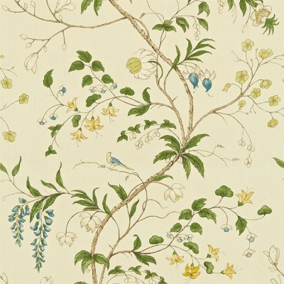 Фото Ткань портьерная с рисунком - Цветы - стиль Английский - Купить в Интернет-магазине