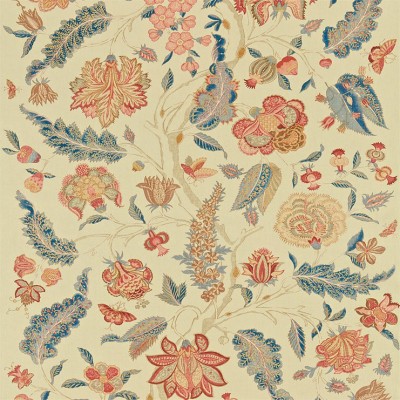 Фото Ткань портьерная с рисунком - Цветы - стиль Английский - Купить в Интернет-магазине