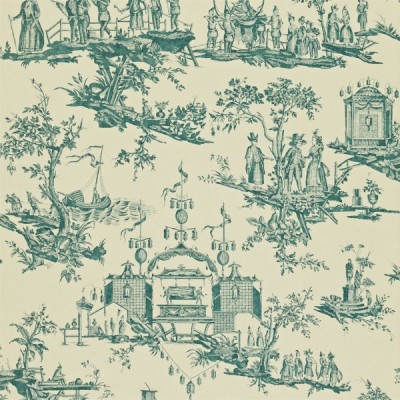Фото Обои с рисунком - Туаль - стиль Английская классика - Кремовые - Купить в Интернет-магазине