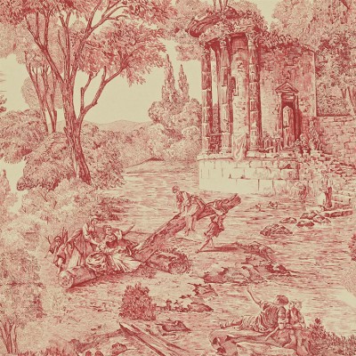 Фото Обои с рисунком - Туаль - стиль Английская классика - Бежевые - Купить в Интернет-магазине