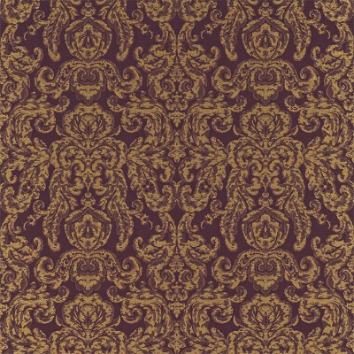 Фото Ткань портьерная с рисунком - Дамаск - стиль Английский - Малиновый - Купить в Интернет-магазине