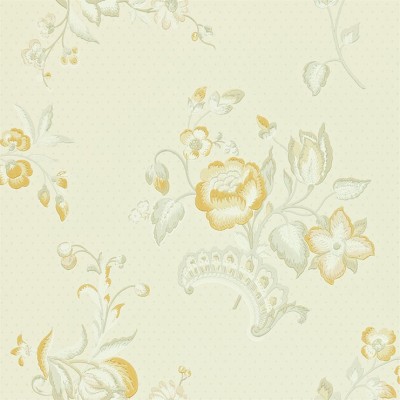 Фото Обои с рисунком - Цветы - стиль Английская классика - Кремовые - Купить в Интернет-магазине
