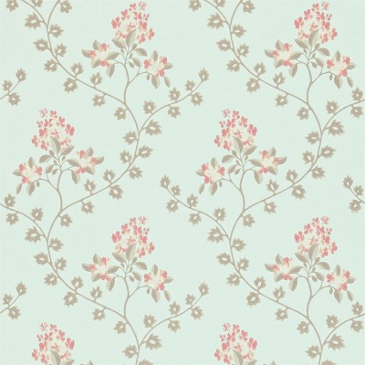 Фото Обои с рисунком - Цветы - стиль Английская классика - Голубы - Купить в Интернет-магазине