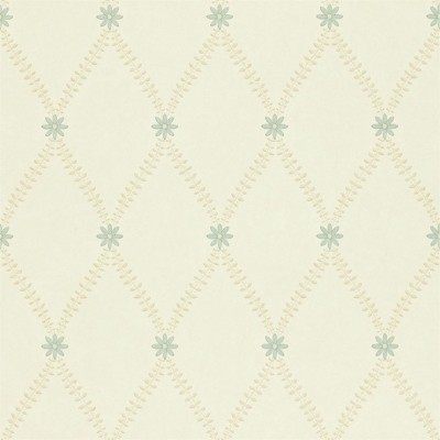 Фото Обои с рисунком - Орнамент - стиль Английская классика - Зеленые - Купить в Интернет-магазине