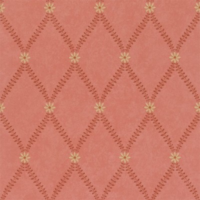 Фото Обои с рисунком - Орнамент - стиль Английская классика - Красные - Купить в Интернет-магазине