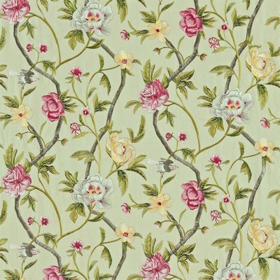 Фото Ткань портьерная с рисунком - Цветы - стиль Английский - Купить в Интернет-магазине