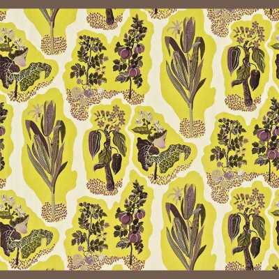 Фото Ткань портьерная с рисунком - Крупный декор - стиль Английский - Кремовый - Купить в Интернет-магазине