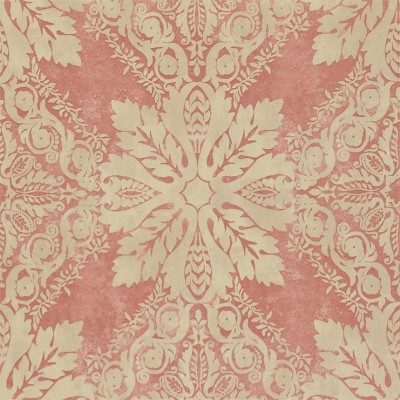 Фото Обои с рисунком - Дамаск - стиль Английская классика - Розовые - Купить в Интернет-магазине