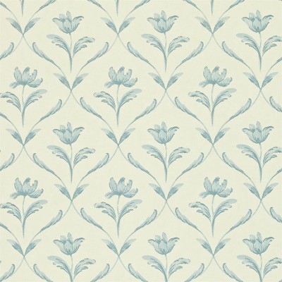 Фото Обои с рисунком - Орнамент - стиль Английская классика - Белые - Купить в Интернет-магазине