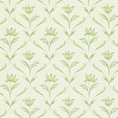 Фото Обои с рисунком - Орнамент - стиль Английская классика - Зеленые - Купить в Интернет-магазине