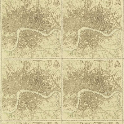 Фото Ткань портьерная с рисунком - Крупный декор - стиль Английский - Бежевый - Купить в Интернет-магазине