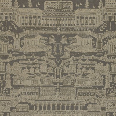 Фото Обои с рисунком - Крупный декор - стиль Английская классика - Серые - Купить в Интернет-магазине