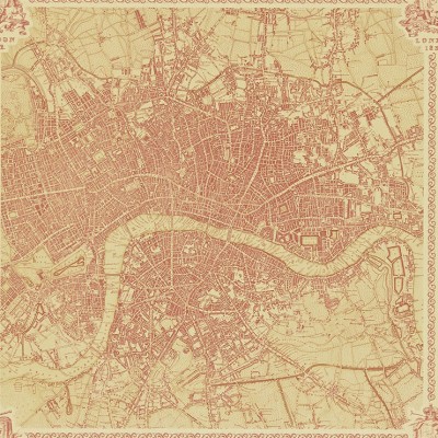 Фото Обои с рисунком - Крупный декор - стиль Английская классика - Бежевые - Купить в Интернет-магазине