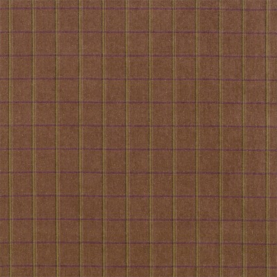 Фото Ткань портьерная с рисунком - Клетка - стиль Английский - Коричневая - Купить в Интернет-магазине