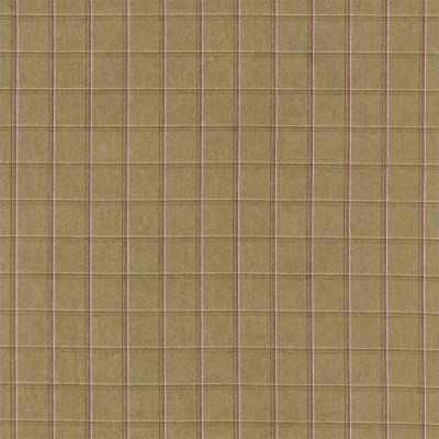 Фото Ткань портьерная с рисунком - Клетка - стиль Английский - Золотой - Купить в Интернет-магазине