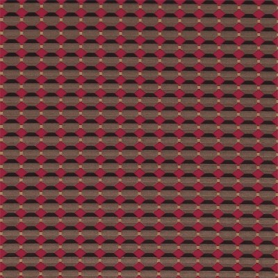 Фото Ткань портьерная с рисунком - Орнамент - стиль Английский - Коричневый - Купить в Интернет-магазине