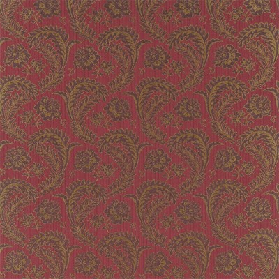 Фото Ткань портьерная с рисунком - Дамаск - стиль Английский - Малиновый - Купить в Интернет-магазине