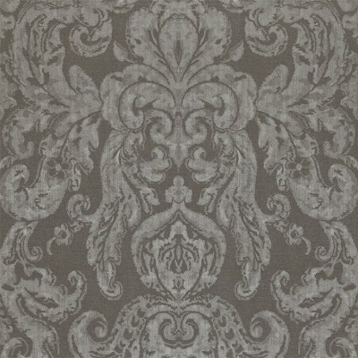 Фото Обои с рисунком - Дамаск - стиль Английская классика - Серые - Купить в Интернет-магазине