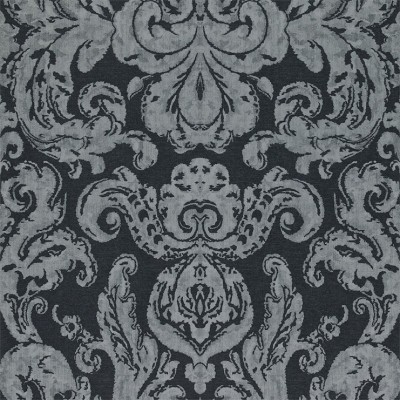 Фото Обои с рисунком - Дамаск - стиль Английская классика - Черные - Купить в Интернет-магазине