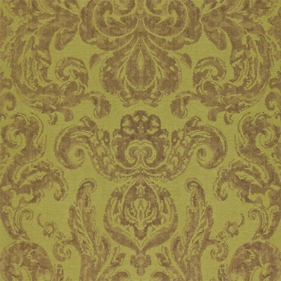 Фото Обои с рисунком - Дамаск - стиль Английская классика - Зеленые - Купить в Интернет-магазине
