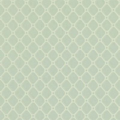 Фото Обои с рисунком - Клетка - стиль Английская классика - Бирюзовые - Купить в Интернет-магазине