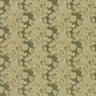 Фото Ткань портьерная с рисунком - Дамаск - стиль Английский - Зеленый - Купить в Интернет-магазине