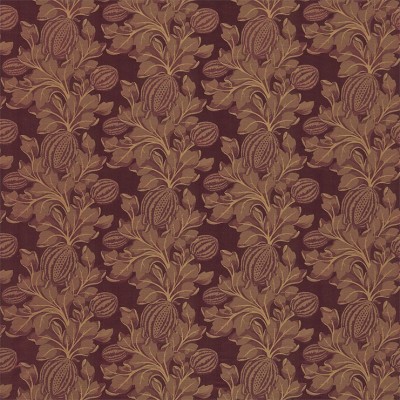 Фото Ткань портьерная с рисунком - Дамаск - стиль Английский - Коричневый - Купить в Интернет-магазине