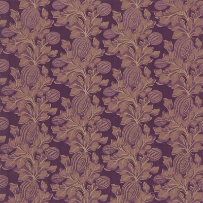 Фото Ткань портьерная с рисунком - Дамаск - стиль Английский - Фиолетовый - Купить в Интернет-магазине