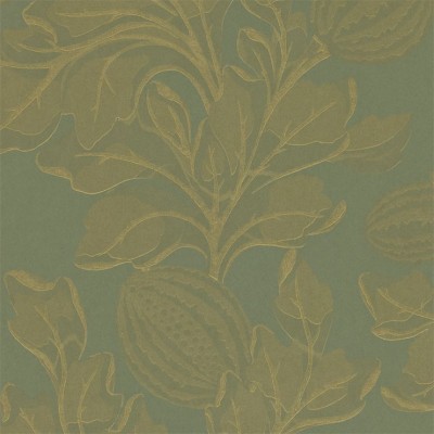 Фото Обои с рисунком - Крупный декор - стиль Английская классика - Зеленые - Купить в Интернет-магазине