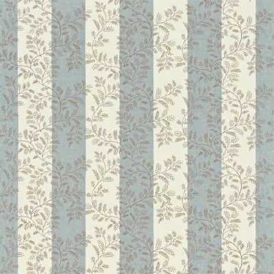 Фото Ткань портьерная с рисунком - Полоски - стиль Английский - Голубы - Купить в Интернет-магазине