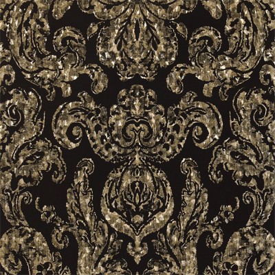 Фото Обои с рисунком - Дамаск - стиль Английская классика - Черные - Купить в Интернет-магазине