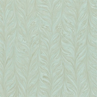 Фото Обои с рисунком - Абстракция - стиль Английская классика - Бирюзовые - Купить в Интернет-магазине