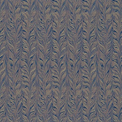 Фото Ткань портьерная с рисунком - Абстракция - стиль Английский - Синяя - Купить в Интернет-магазине