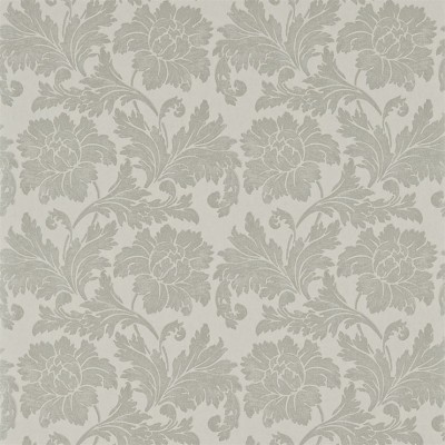 Фото Обои с рисунком - Растение - стиль Английская классика - Серые - Купить в Интернет-магазине