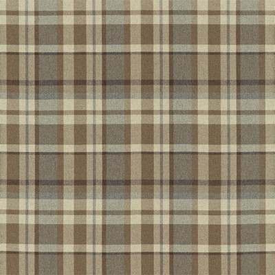 Фото Ткань портьерная с рисунком - Клетка - стиль Английский - Серая - Купить в Интернет-магазине