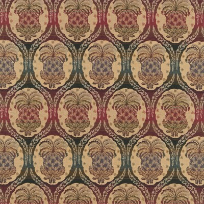 Фото Ткань портьерная с рисунком - Дамаск - стиль Английский - Бежевый - Купить в Интернет-магазине