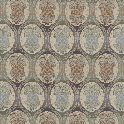 Фото Ткань портьерная с рисунком - Дамаск - стиль Английский - Серый - Купить в Интернет-магазине