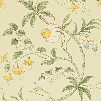 Фото Обои с рисунком - Орнамент - стиль Английская классика - Бежевые - Купить в Интернет-магазине
