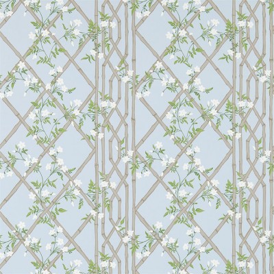 Фото Обои с рисунком - Растение - стиль Английская классика - Голубы - Купить в Интернет-магазине