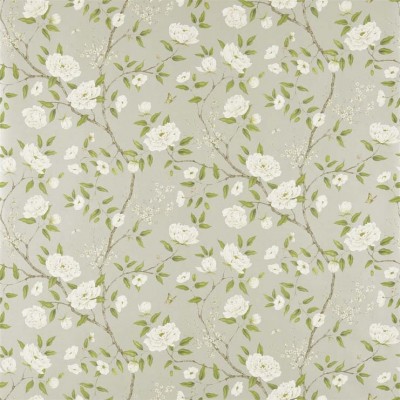 Фото Обои с рисунком - Цветы - стиль Английская классика - Серые - Купить в Интернет-магазине