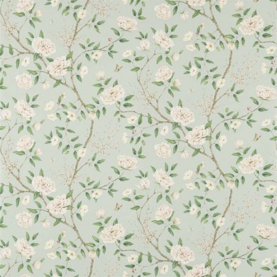 Фото Обои с рисунком - Цветы - стиль Английская классика - Голубы - Купить в Интернет-магазине