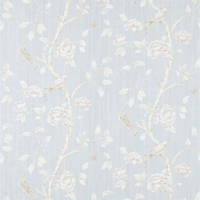 Фото Обои с рисунком - Растение - стиль Английская классика - Голубы - Купить в Интернет-магазине