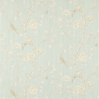 Фото Обои с рисунком - Растение - стиль Английская классика - Голубы - Купить в Интернет-магазине